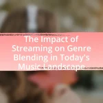 The Impact of Streaming on Genre Blending in Today’s Music Landscape
