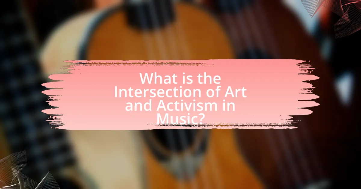 What is the Intersection of Art and Activism in Music?